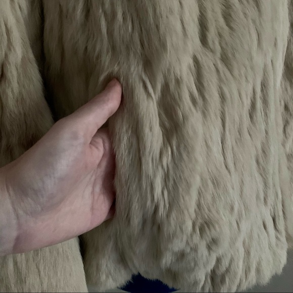 VTG Genuine Rabbit Fur Mademoiselle Jacket M - Picture 6 of 10